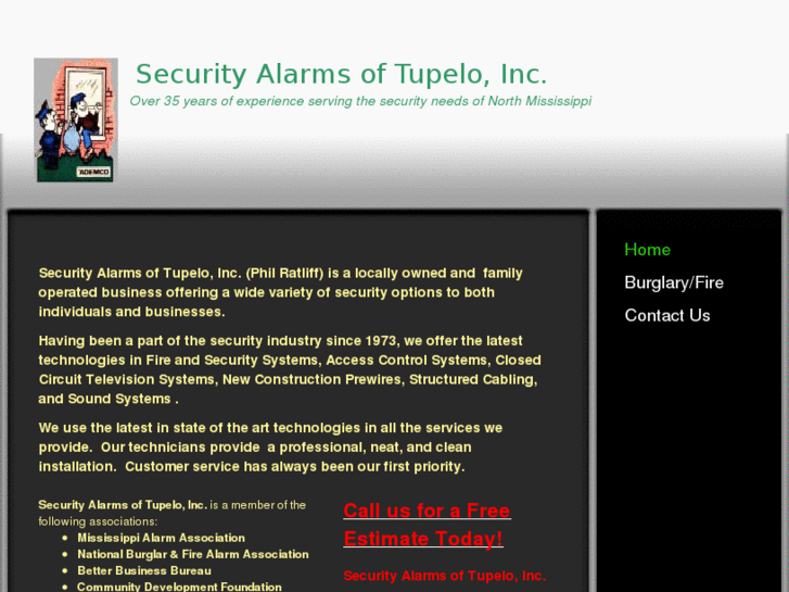 www.securityalarmsoftupelo.com