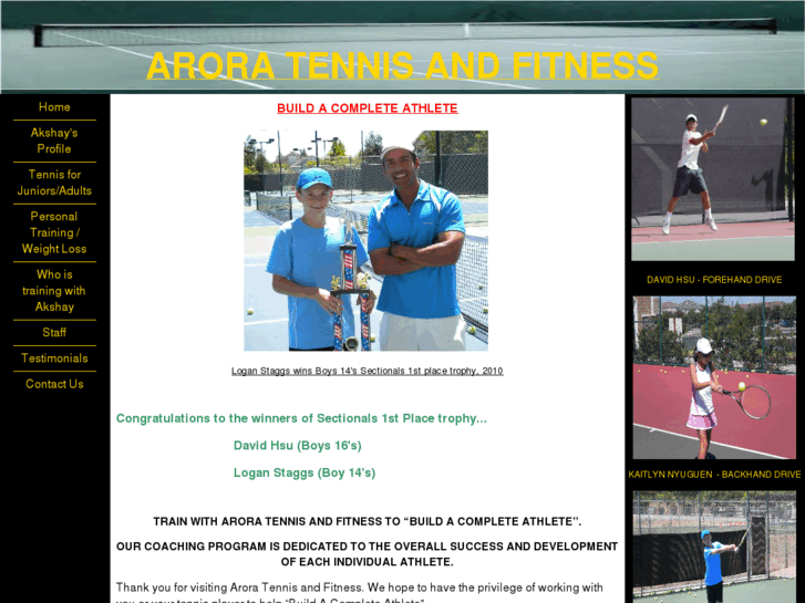 www.aroratennisandfitness.com