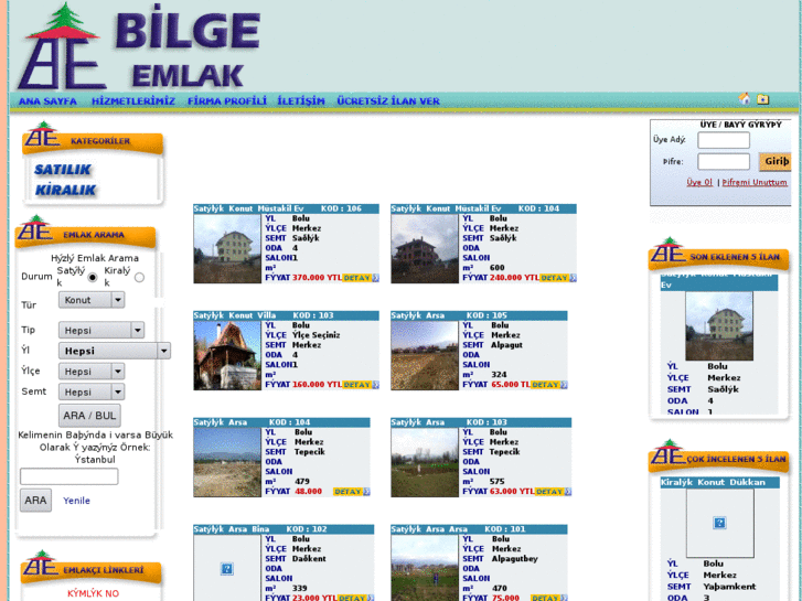 www.bilgeemlak.com