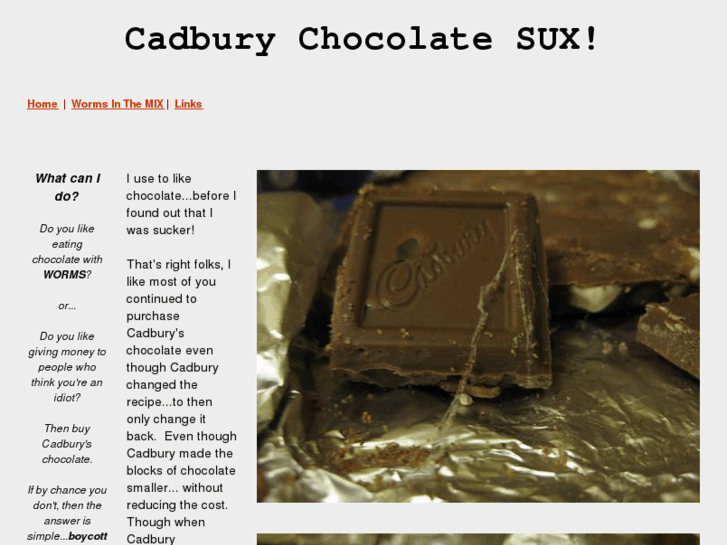 www.cadburysux.com