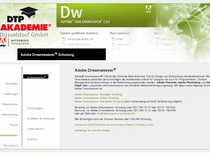 www.dreamweaver-schulung.info