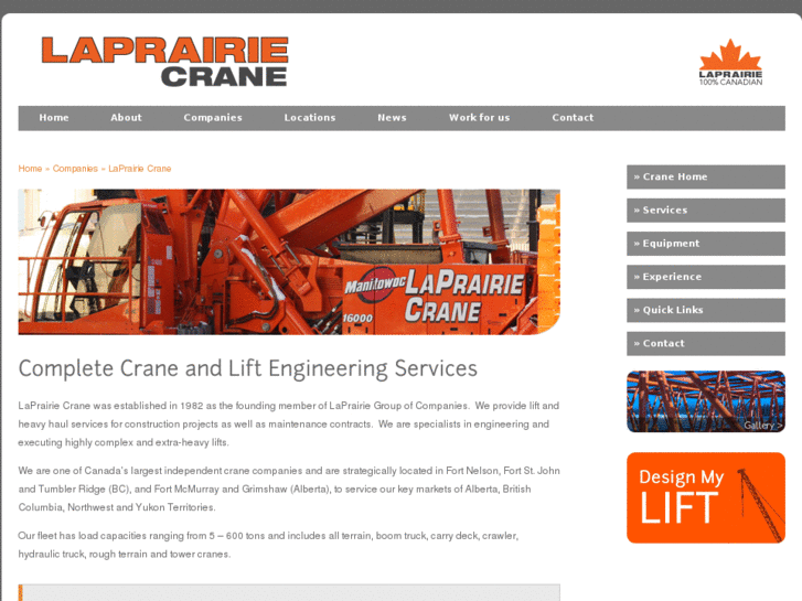 www.laprairiecrane.com