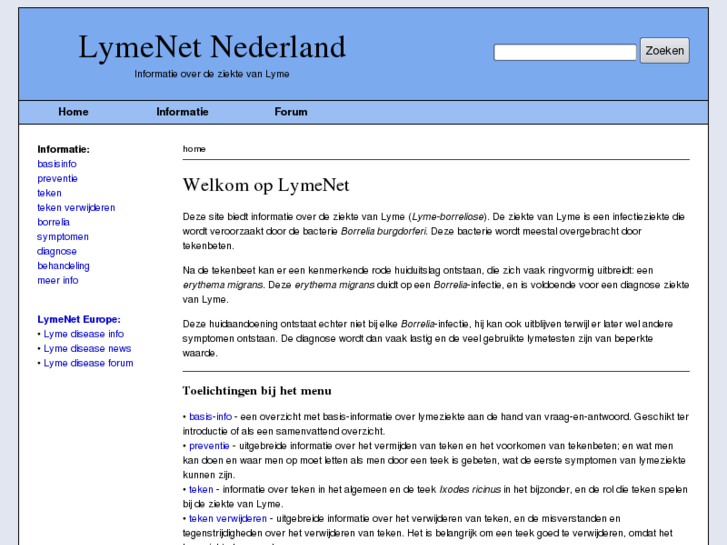 www.lymenet.nl