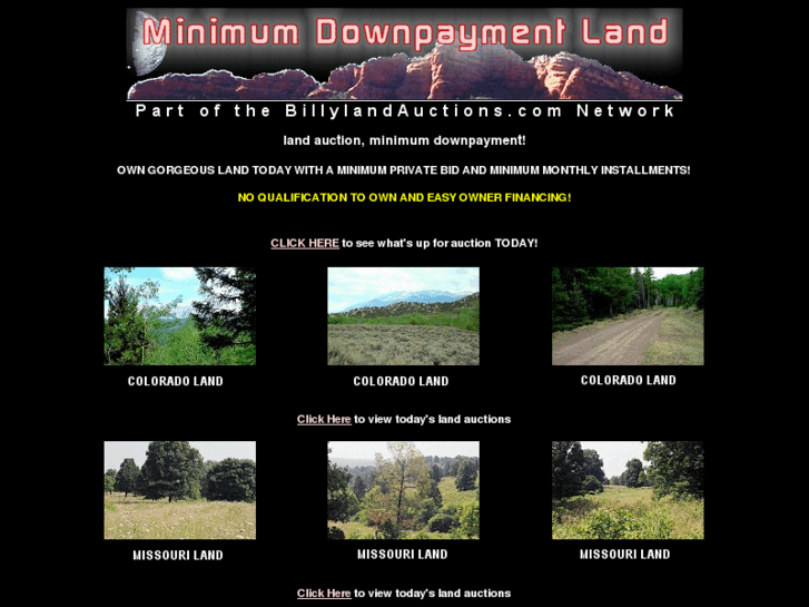 www.minimum-downpayment-land.com