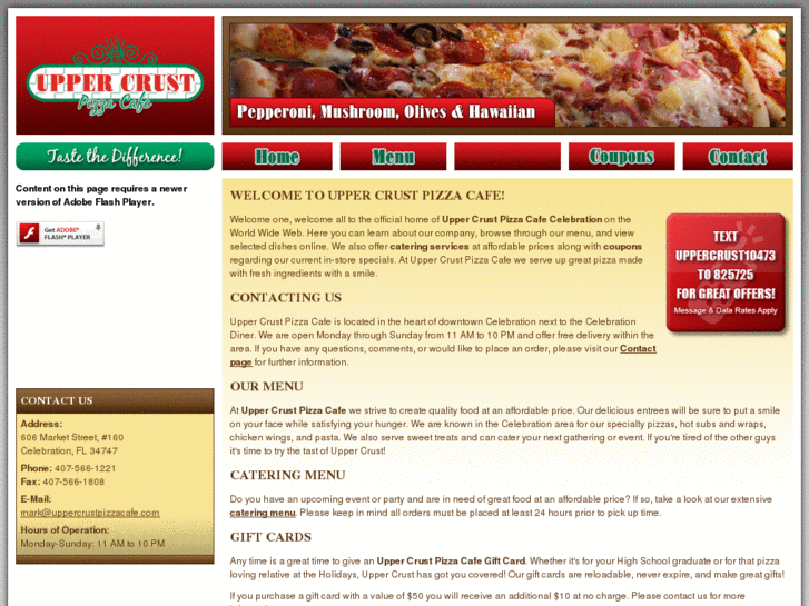 www.uppercrustpizzacafe.com