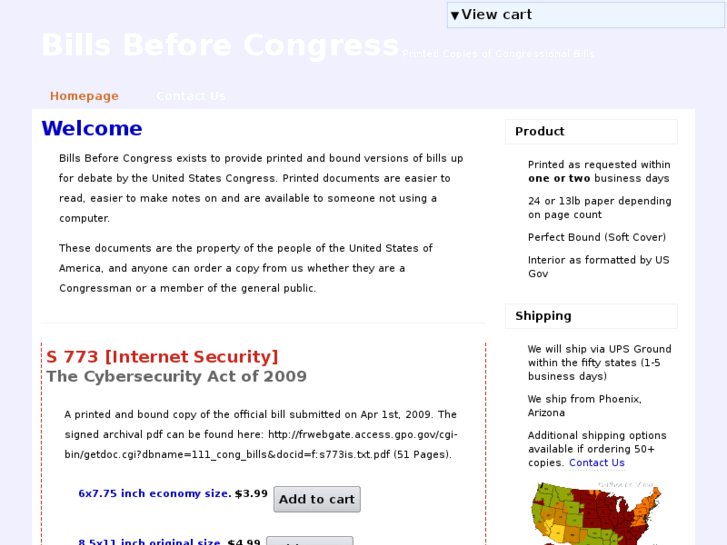 www.billsbeforecongress.com