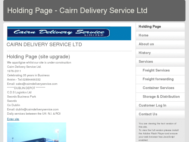 www.cairndeliveryservice.com