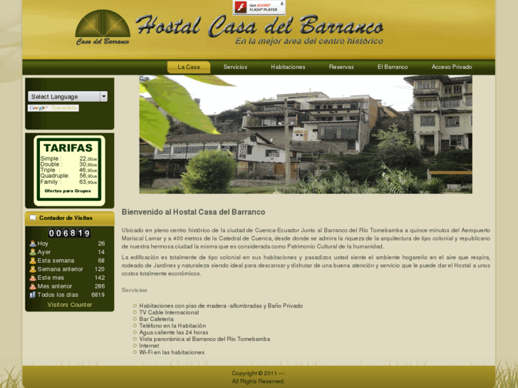 www.casadelbarranco.com