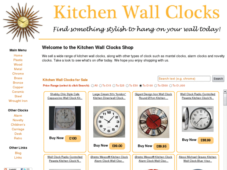 www.kitchen-wall-clocks.co.uk