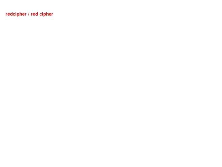 www.redcipher.net