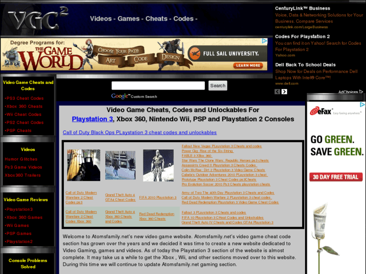 www.videosgamescheatscodes.com
