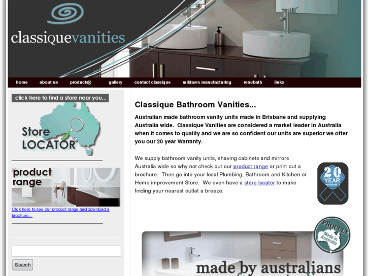 www.classiquevanities.com.au