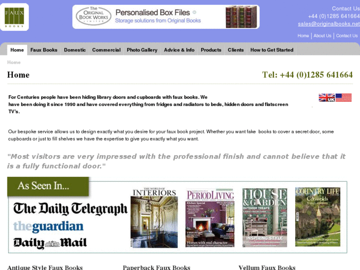 www.fauxbooks.co.uk