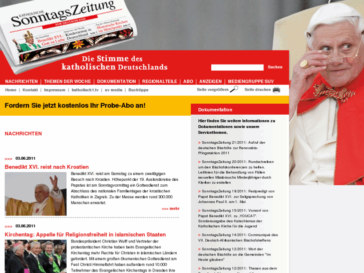 www.katholische-sonntagszeitung.com