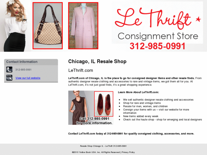 www.lethriftconsignschicago.com