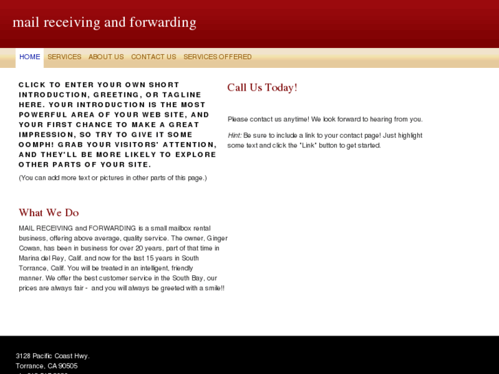www.mailreceivingandforwarding.com