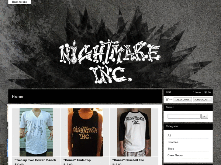 www.nightmareincapparel.com