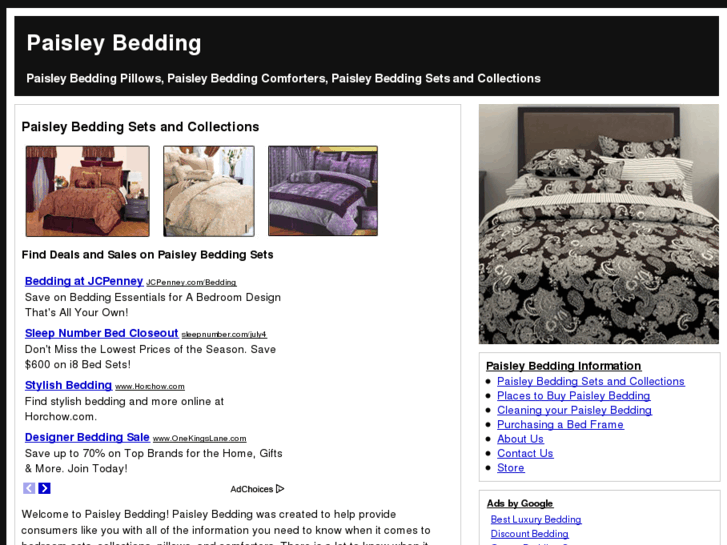 www.paisleybedding.org