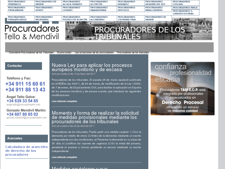 www.procuradoresdelostribunales.net