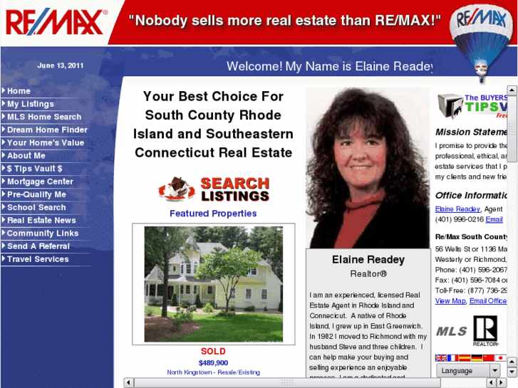 www.realestateelaine.com