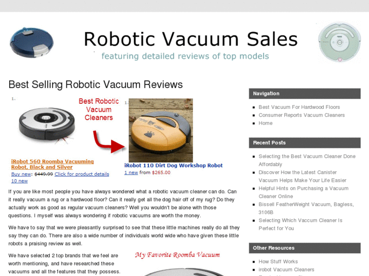 www.roboticvacuumsales.com