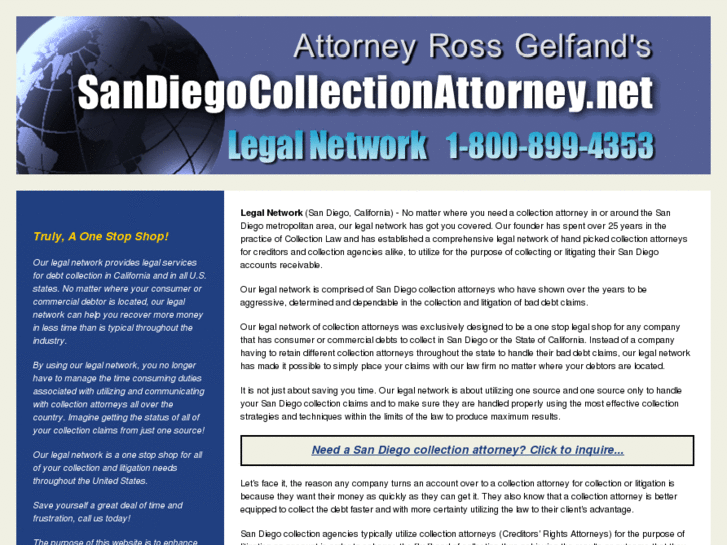 www.sandiegocollectionattorney.net