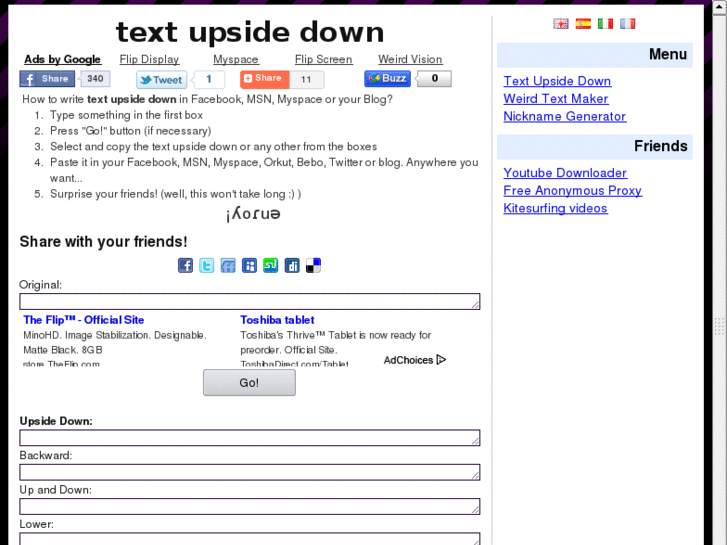 www.textupsidedown.info