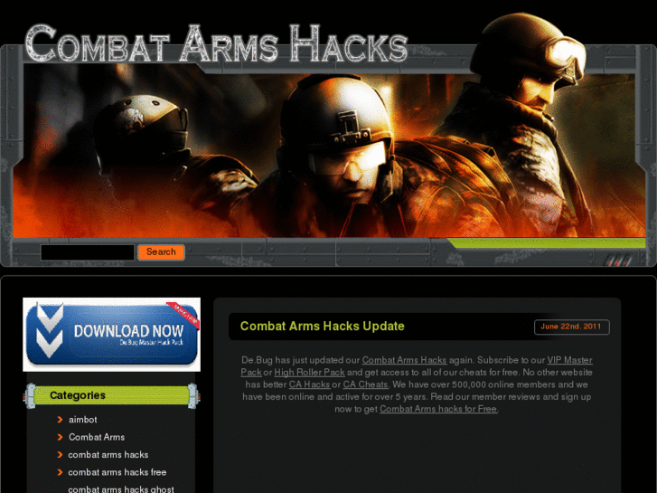 www.combatarmshacksfree.com