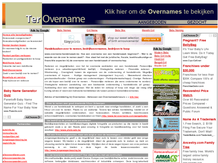 www.overname-handelszaak.be