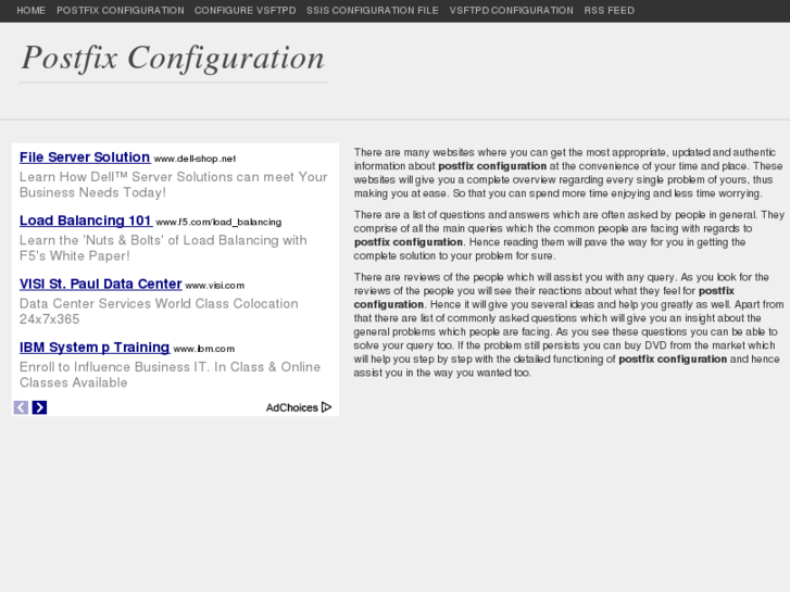 www.postfixconfiguration.com