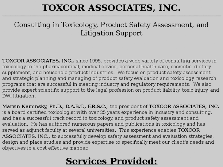 www.toxcor-associates.com