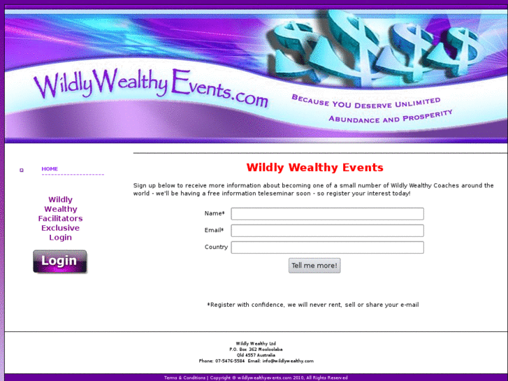 www.wildlywealthyevents.com