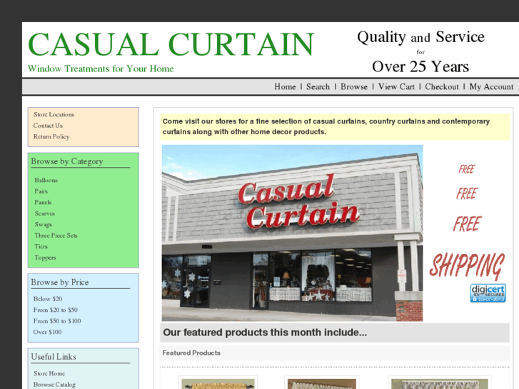 www.casualcurtain.com