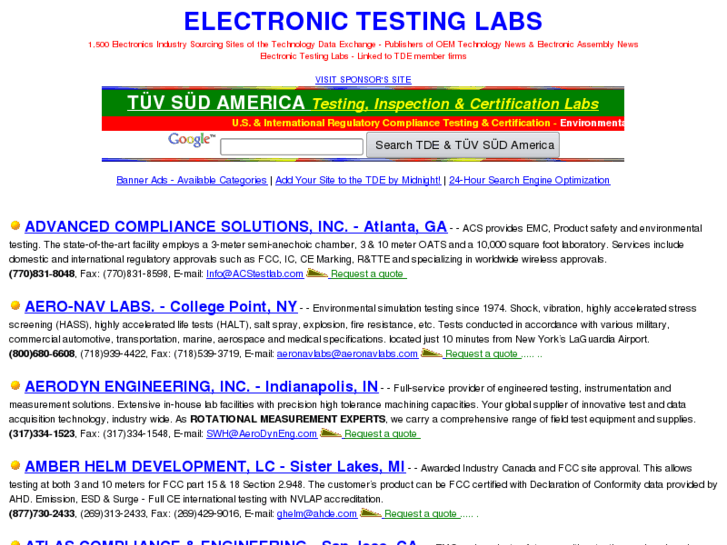 www.electronictestinglabs.com