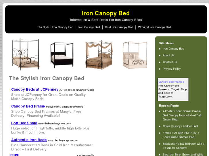 www.ironcanopybed.net