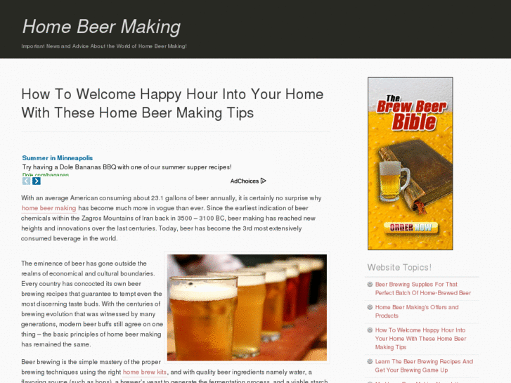 www.myhomebeermaking.com