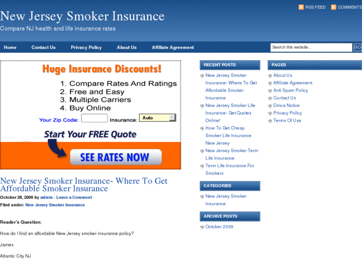 www.newjerseysmokerinsurance.com