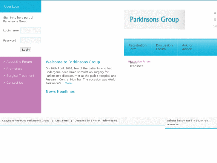 www.parkinsonsgroup.com