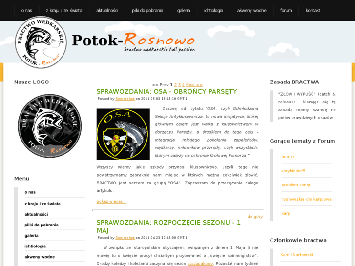 www.potok-rosnowo.pl