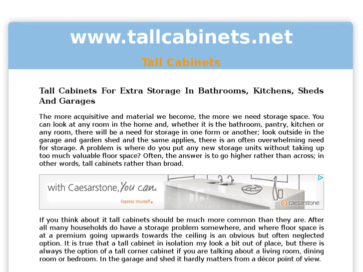 www.tallcabinets.net