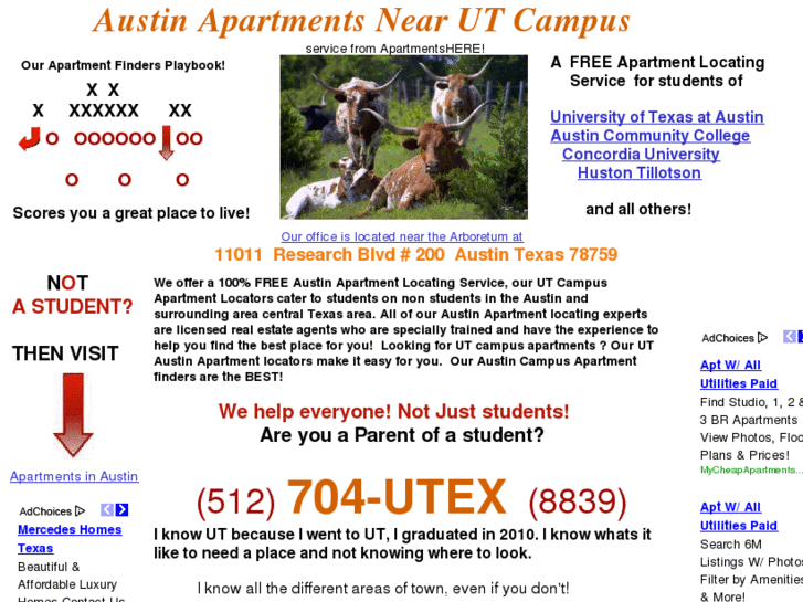 www.austinapartmentsnearut.com