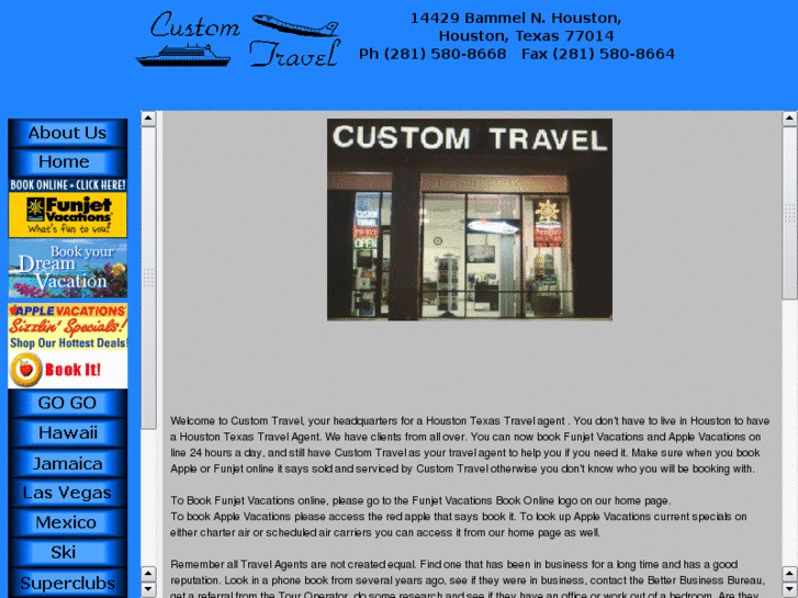 www.customtravelhouston.com