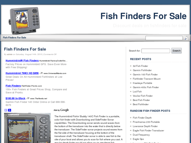 www.fish-finders-for-sale.info