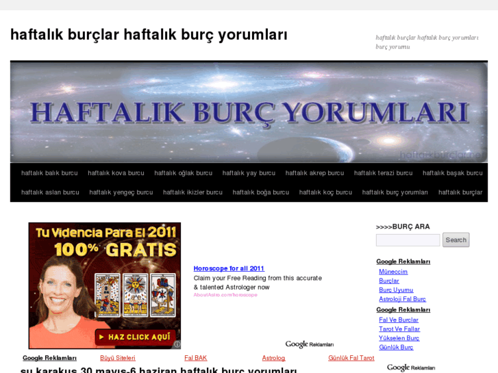 www.haftalikburclar.net