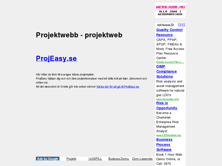 www.projektwebb.se