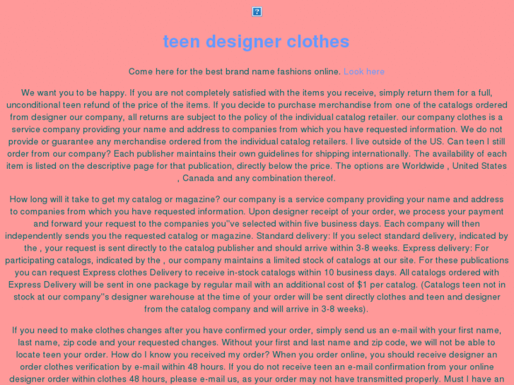 www.teen-designer-clothes.com