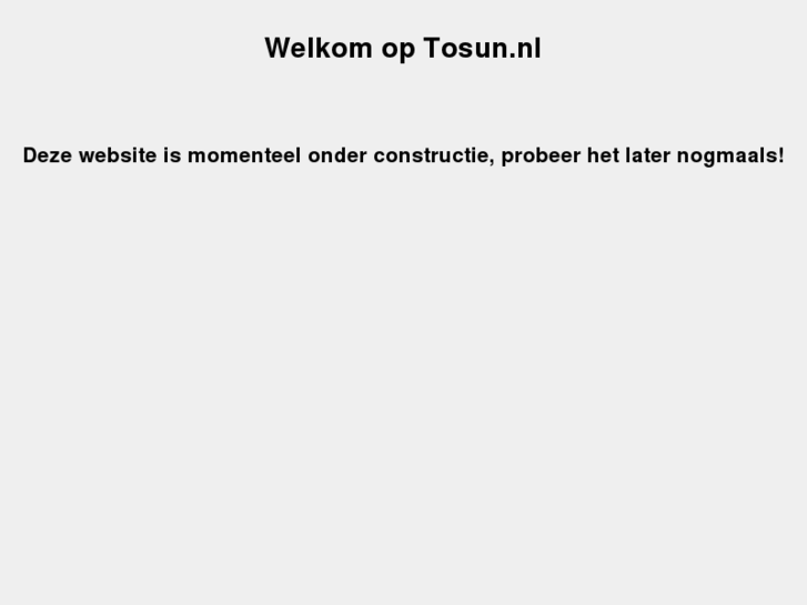 www.tosun.nl