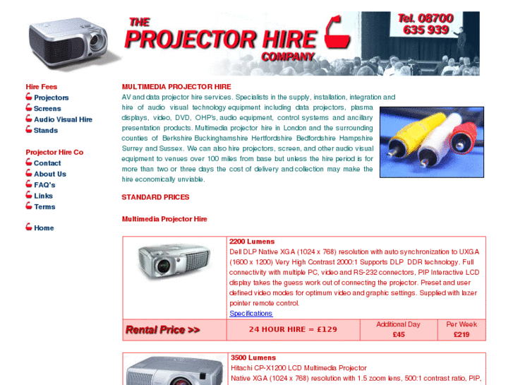 www.uk-projector-hire.com