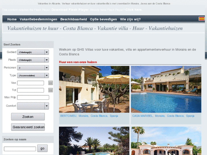 www.vakantiehuizenmoraira.nl