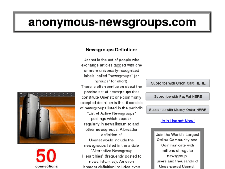 www.anonymous-newsgroups.com